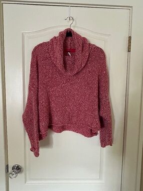 Free People Cropped Cowl Neck Sweater
